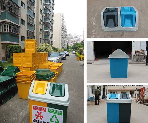 采購(gòu)玻璃鋼戶外垃圾桶，認(rèn)準(zhǔn)欣方圳垃圾桶廠家