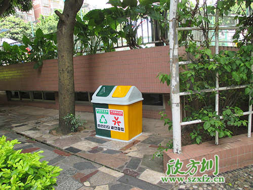 炎炎夏季，玻璃鋼垃圾桶為清遠市街道帶來點點綠意
