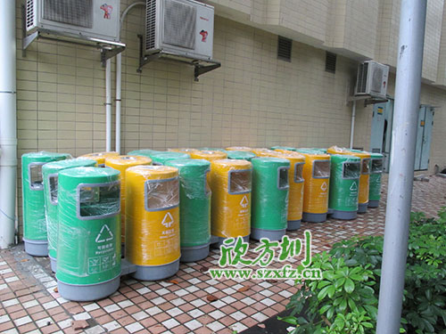 珠海小區(qū)玻璃鋼垃圾桶，有保障的玻璃鋼分類垃圾桶