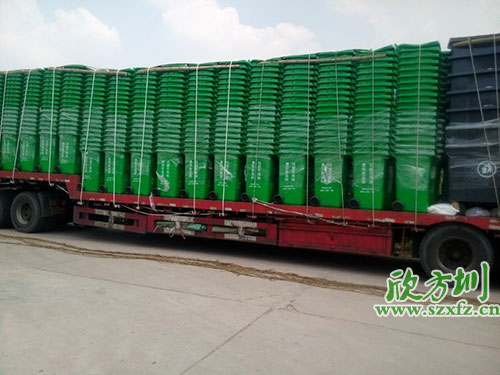 欣方圳塑料環(huán)保垃圾桶，天津市場銷量倍增