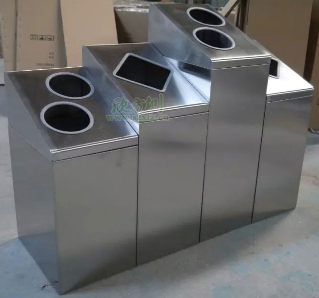 江西南昌商場(chǎng)不銹鋼分類(lèi)環(huán)?；厥胀袄p松分類(lèi)