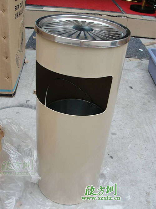 欣方圳菊花格商場垃圾桶，好產(chǎn)品在哪都受歡迎