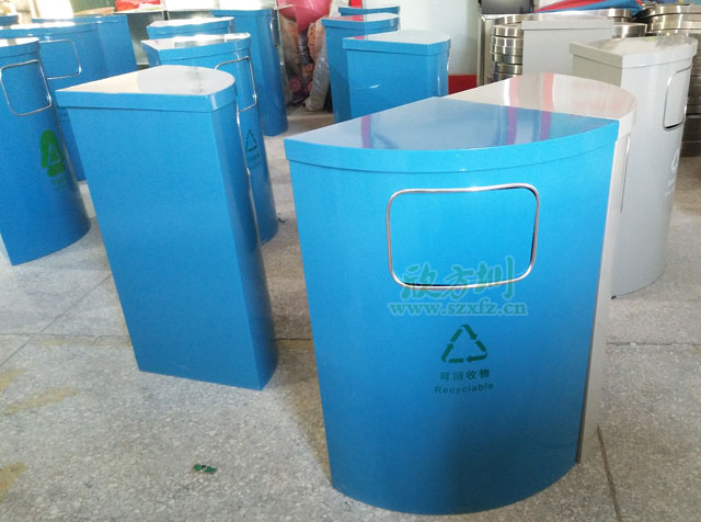 鋼制室內(nèi)單桶垃圾桶工廠(chǎng)生產(chǎn)圖