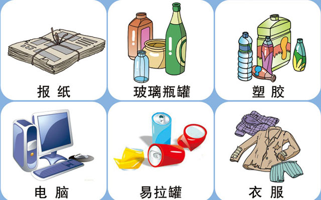 垃圾桶圖標及分類標識有哪些？